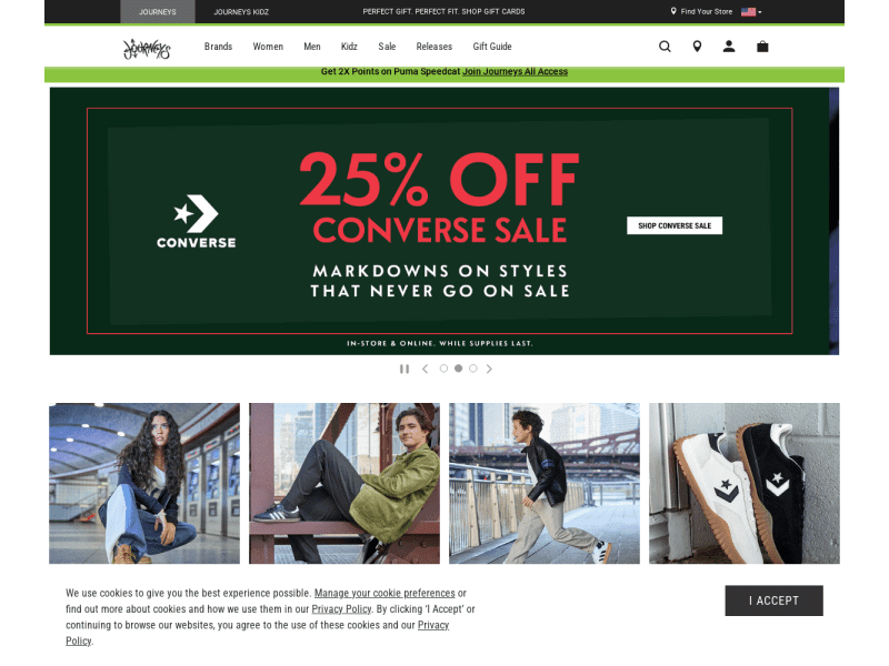 Journeys Coupon codes