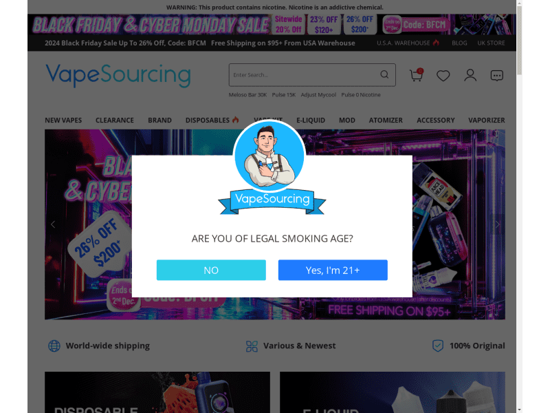 VapeSourcing Coupon codes