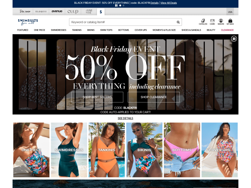 SwimsuitsForAll Coupon codes