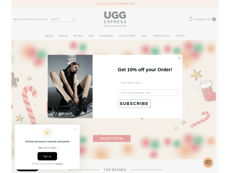 UGG EXPRESS Coupon codes