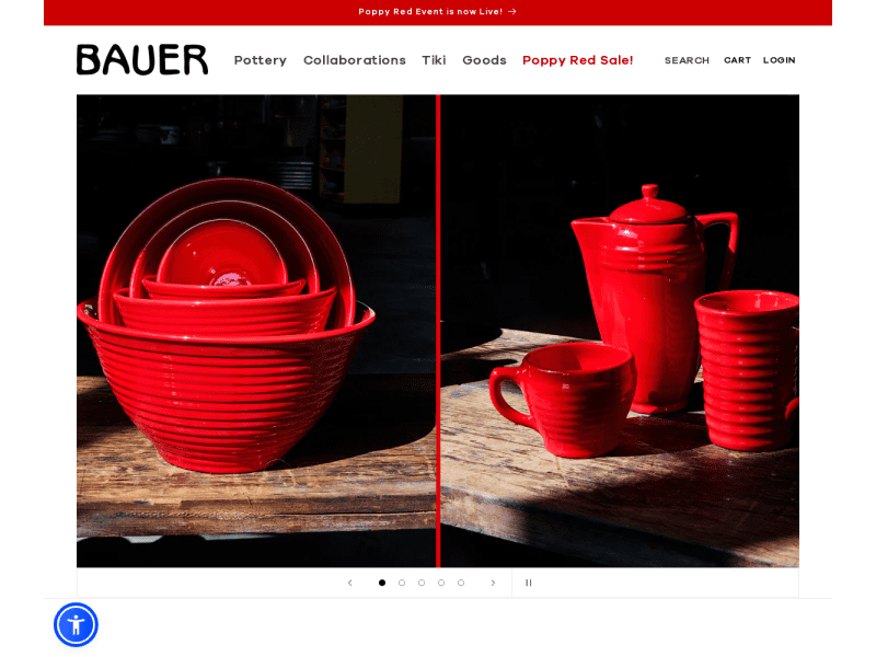 Bauer Pottery Coupon codes