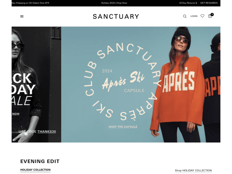 Sanctuary Coupon codes