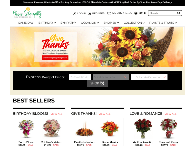 Flower Shopping Coupon codes