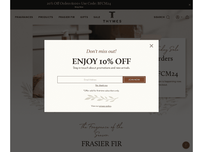 Thymes Coupon codes