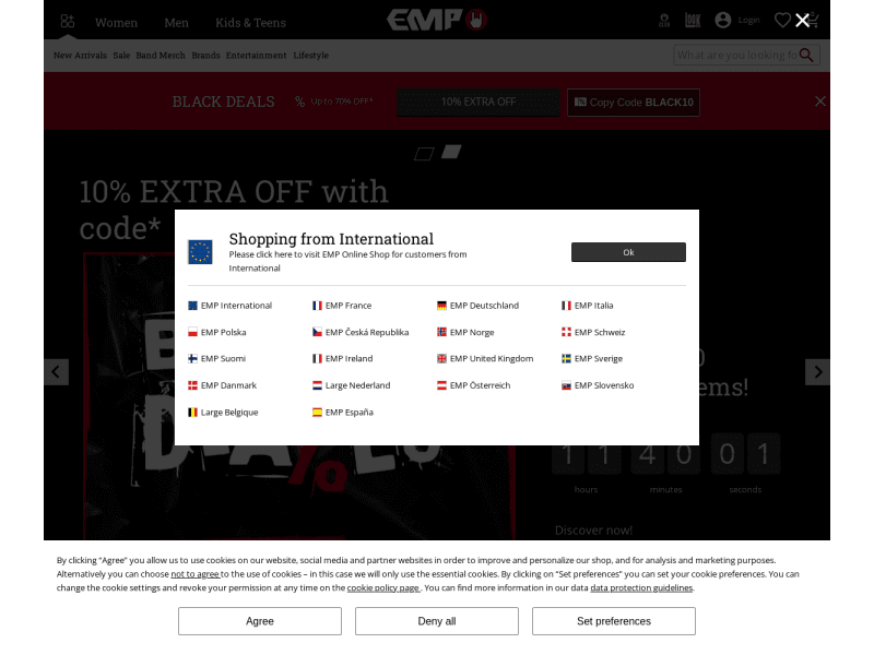 EMP Coupon codes