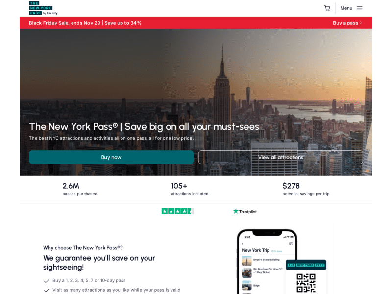 New York Pass Coupon codes