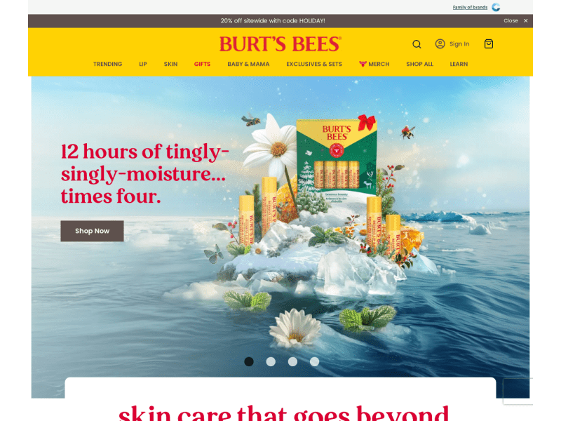 Burts Bees Coupon codes