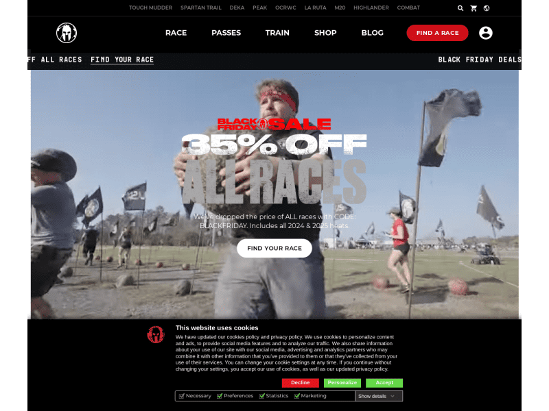 Spartan Race Coupon codes