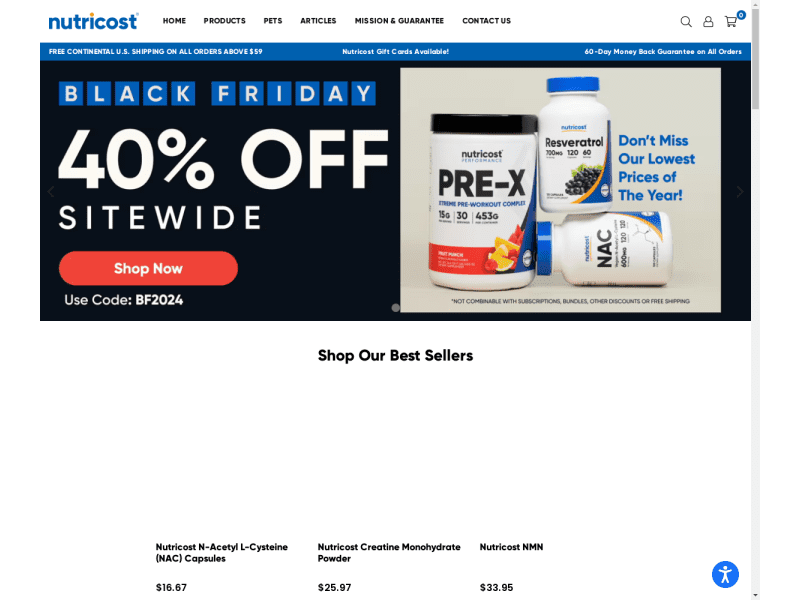 Nutricost Coupon codes