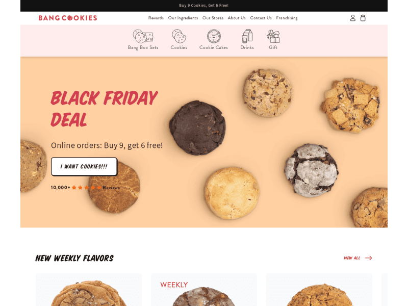 Bang Cookies Coupon codes