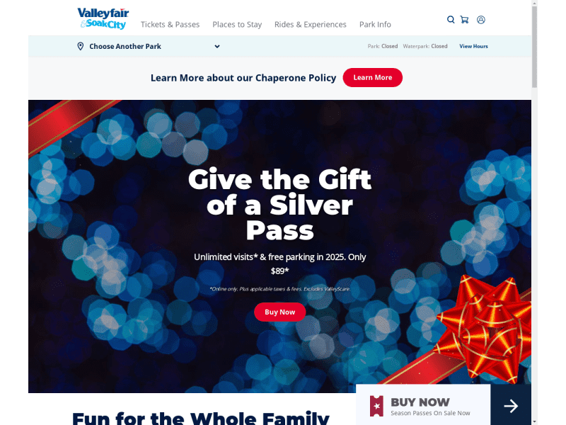 Valleyfair Coupon codes