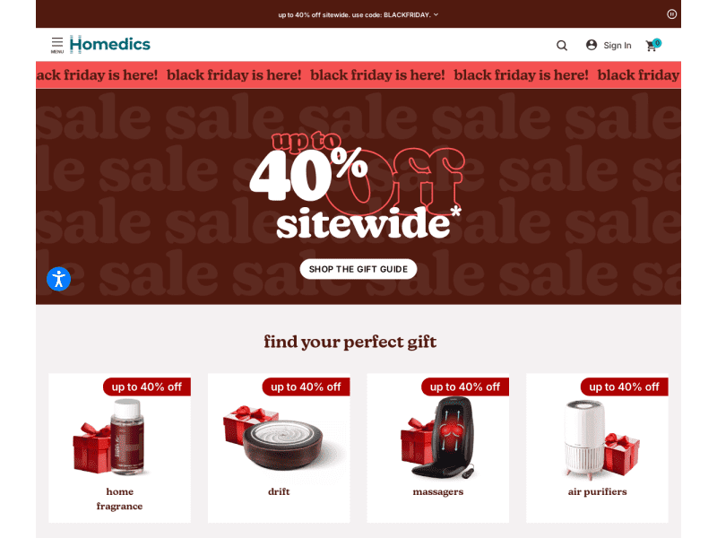 Homedics Coupon codes