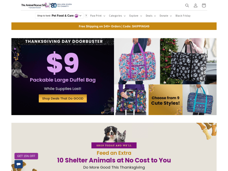 The Animal Rescue Site Coupon codes