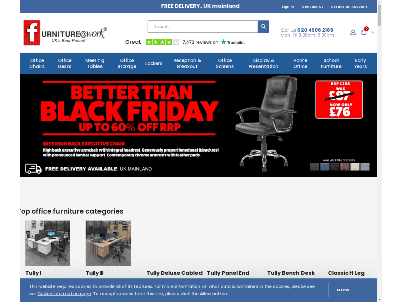 Furniture At Work Coupon codes