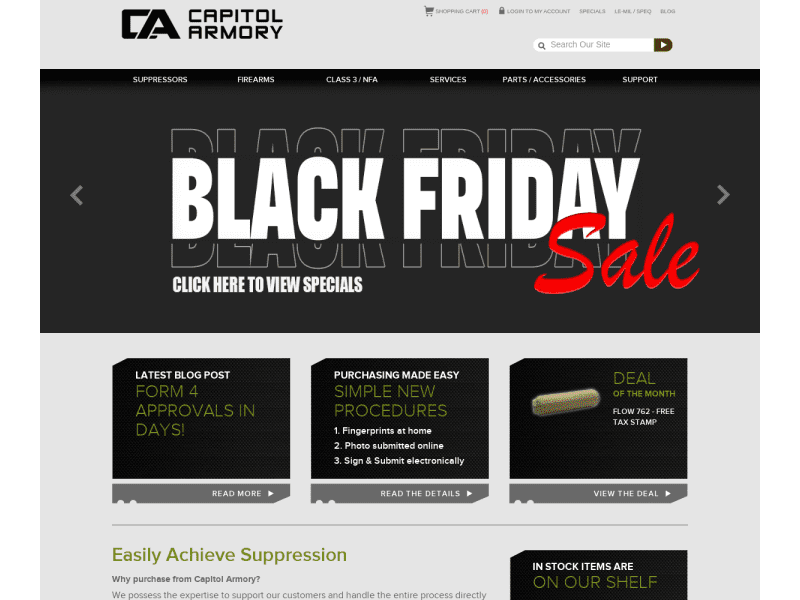 Capitol Armory Coupon codes