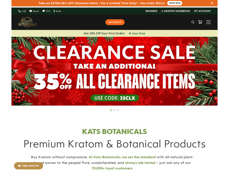 Kats Botanicals Coupon codes