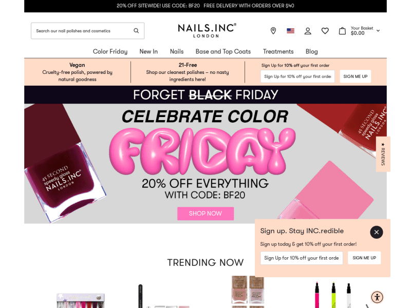 Nails Inc Coupon codes