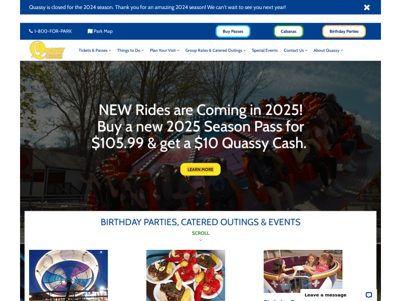 Quassy Amusement Park Coupon codes