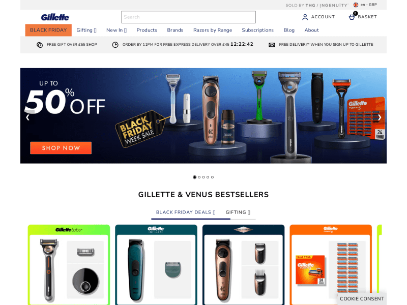 Gillette Coupon codes